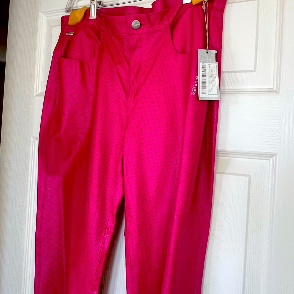 Iceberg,,,,Rich Pick Leather Pants size 30